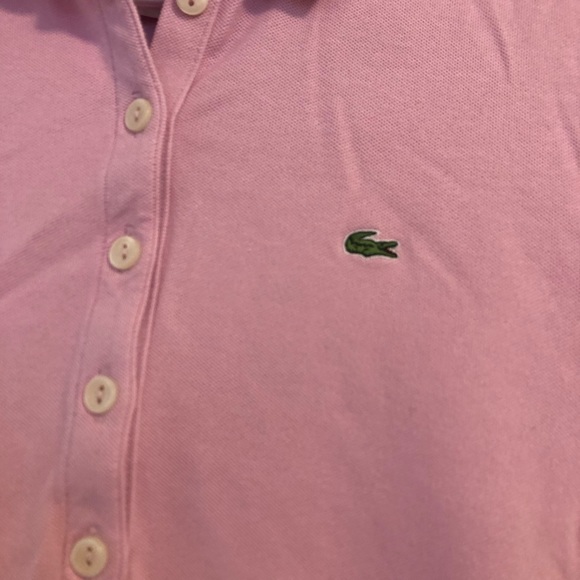 Lacoste pink polo - Picture 2 of 4